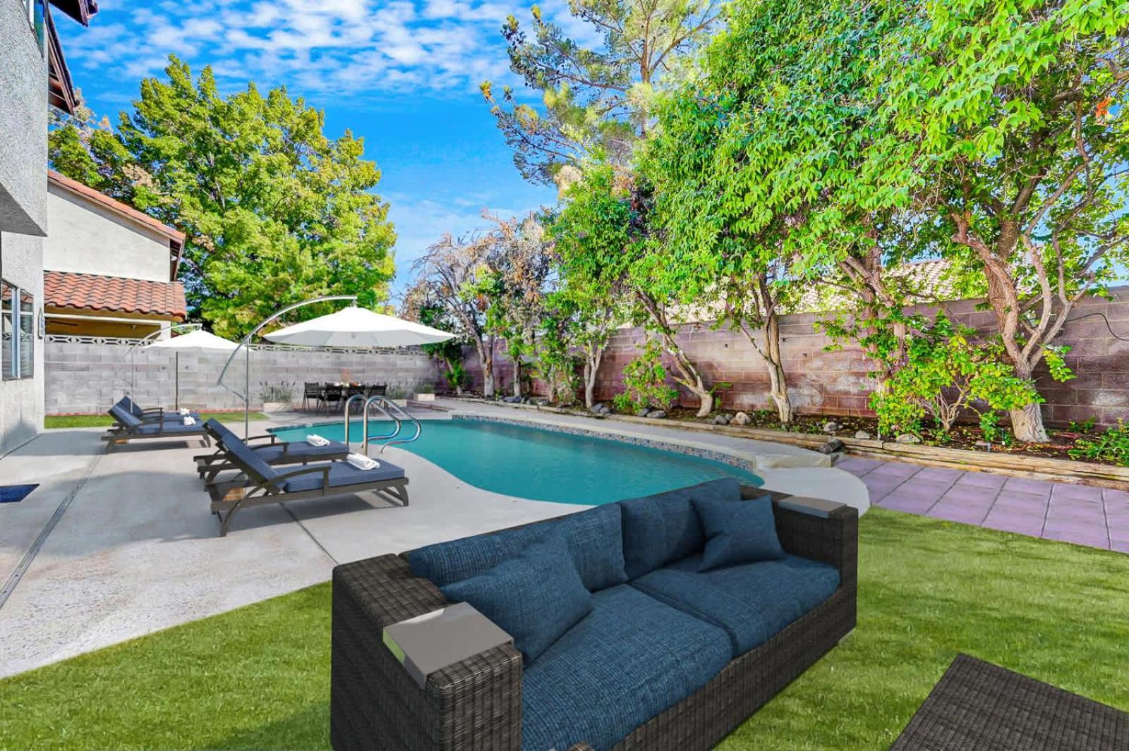 Bright Fun Spacious Home With Pool Las Vegas Exterior photo